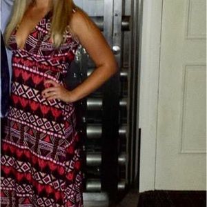 Beautiful boho style floor length dress